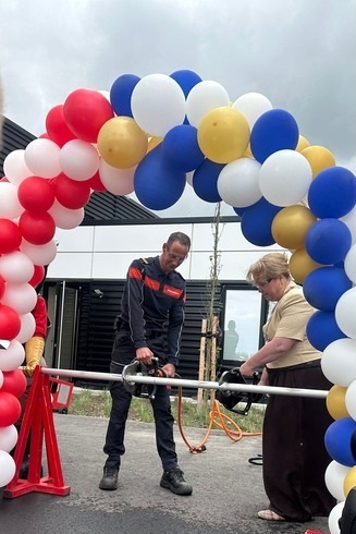 Opening brandweerkazerne en wijkpost gemeentewerken in Kloosterzande 